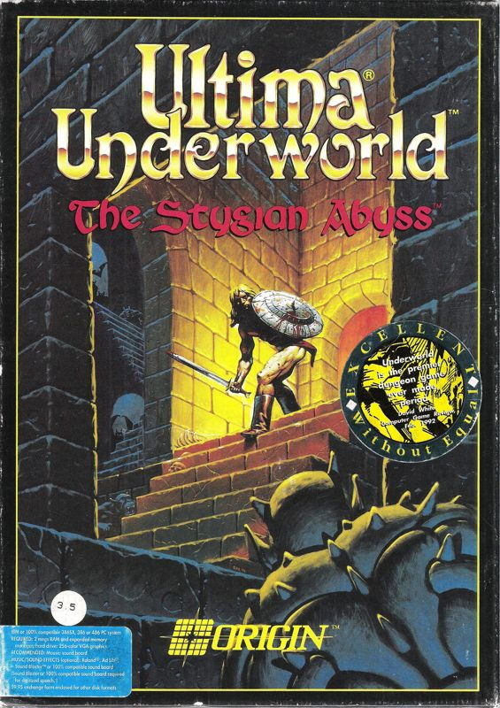 Ultima Underworld - The Stygian Abyss box art