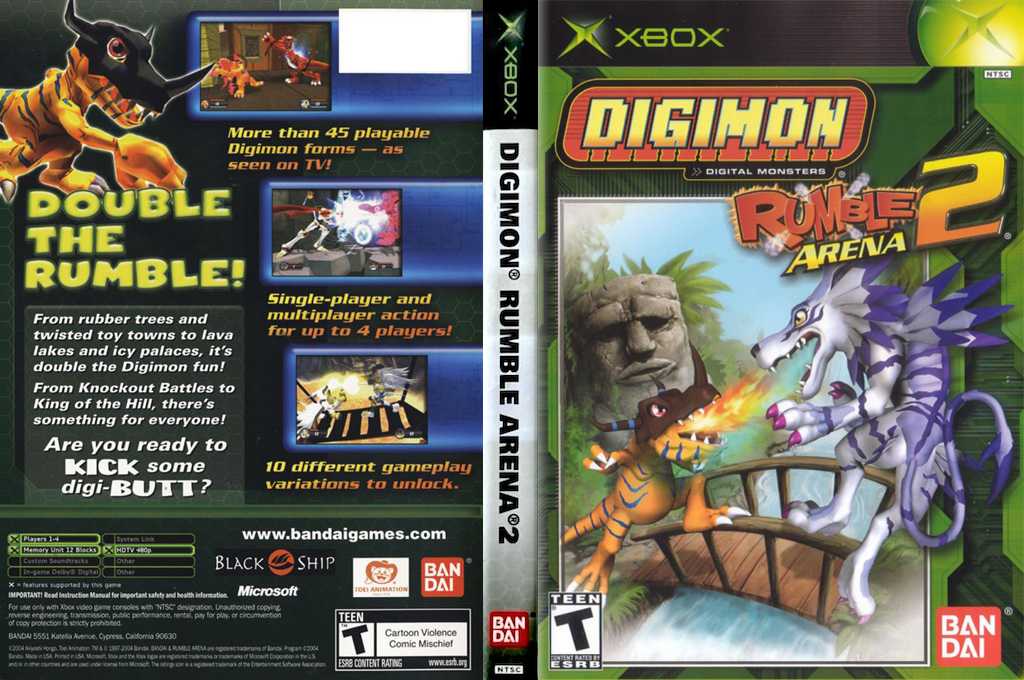 Digimon Battle Chronicle — box-texture (US)