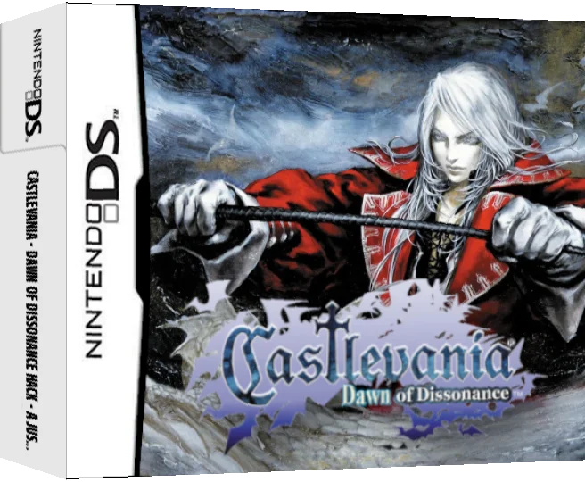 Castlevania - Dawn Of Dissonance Hack - A Jus... — box-3D (WOR)