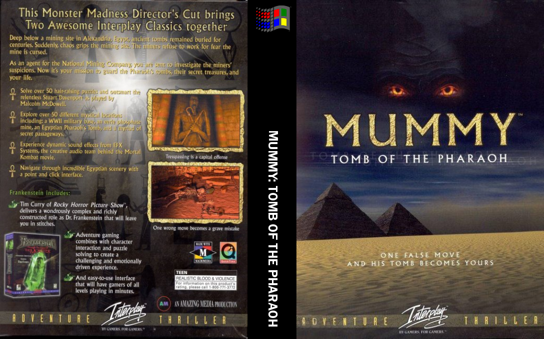 Mummy: Tomb of the Pharaoh — box-texture (WOR)