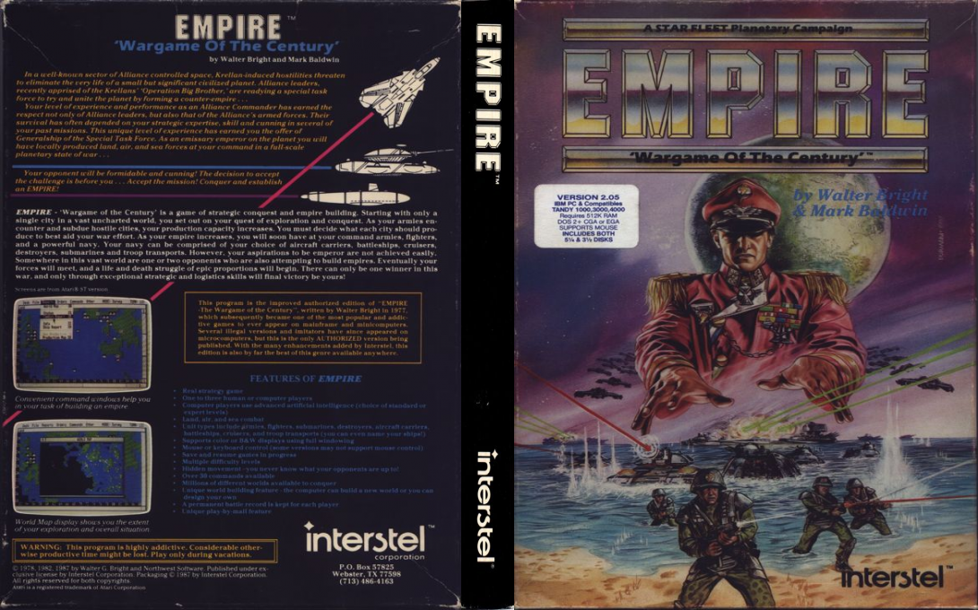 Empire - Wargame Of The Century — box-texture (US)