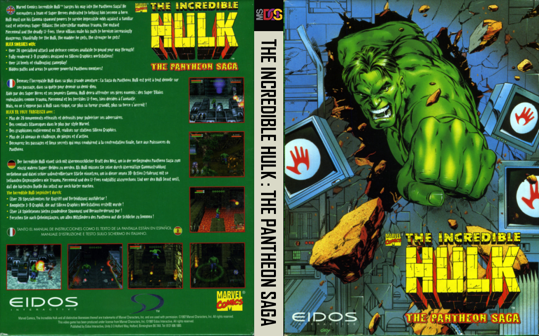 Incredible Hulk, The - The Pantheon Saga — box-texture (EU)
