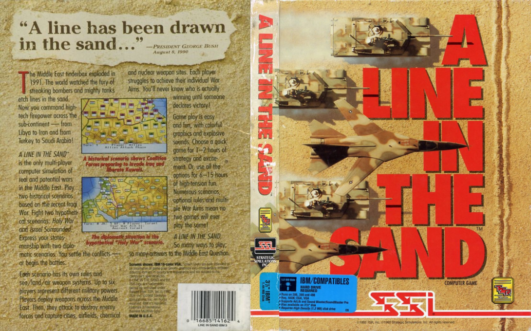 Line In The Sand, A — box-texture (US)