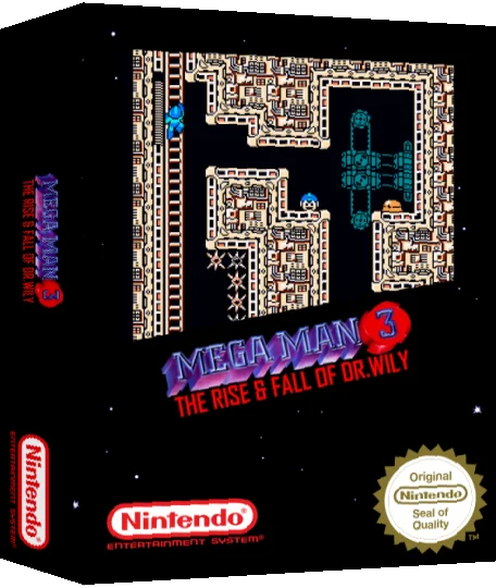 MegaMan III : The Rise & Fall of Dr.Wily — box-3D (SS)