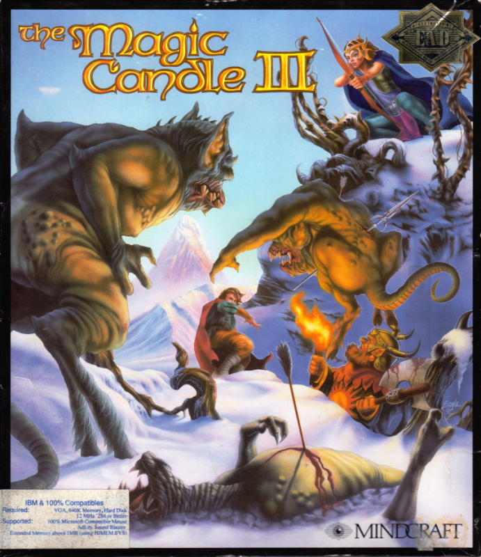 Magic Candle 3, The box art