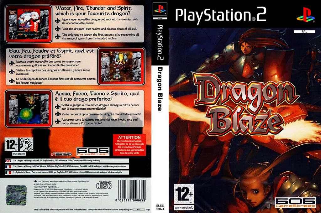 Dragon Blaze — box-texture (EU)