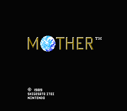 EarthBound Beginnings — sstitle (JP)