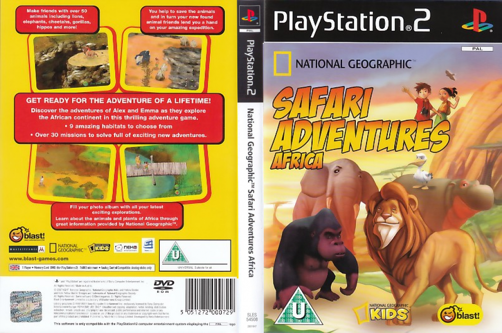 National Geographic - Safari Adventures Africa — box-texture (EU)