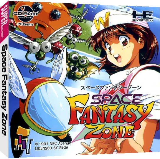 Space Fantasy Zone — box-3D (JP)