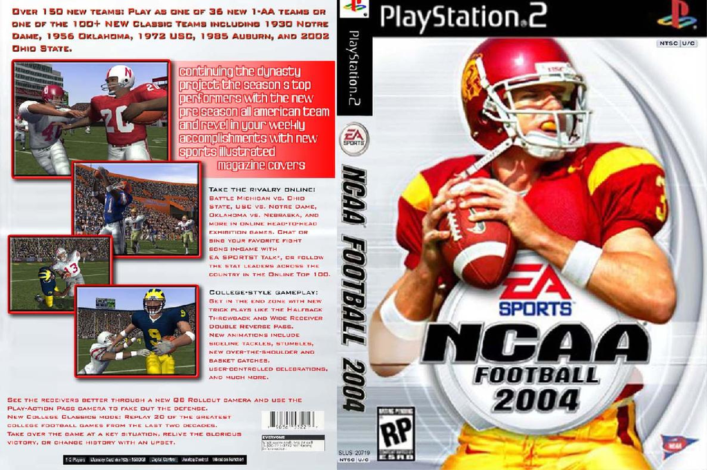NCAA Football 2004 — box-texture (US)