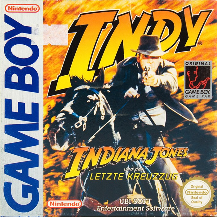 Indiana Jones and the Last Crusade — box-2D (DE)