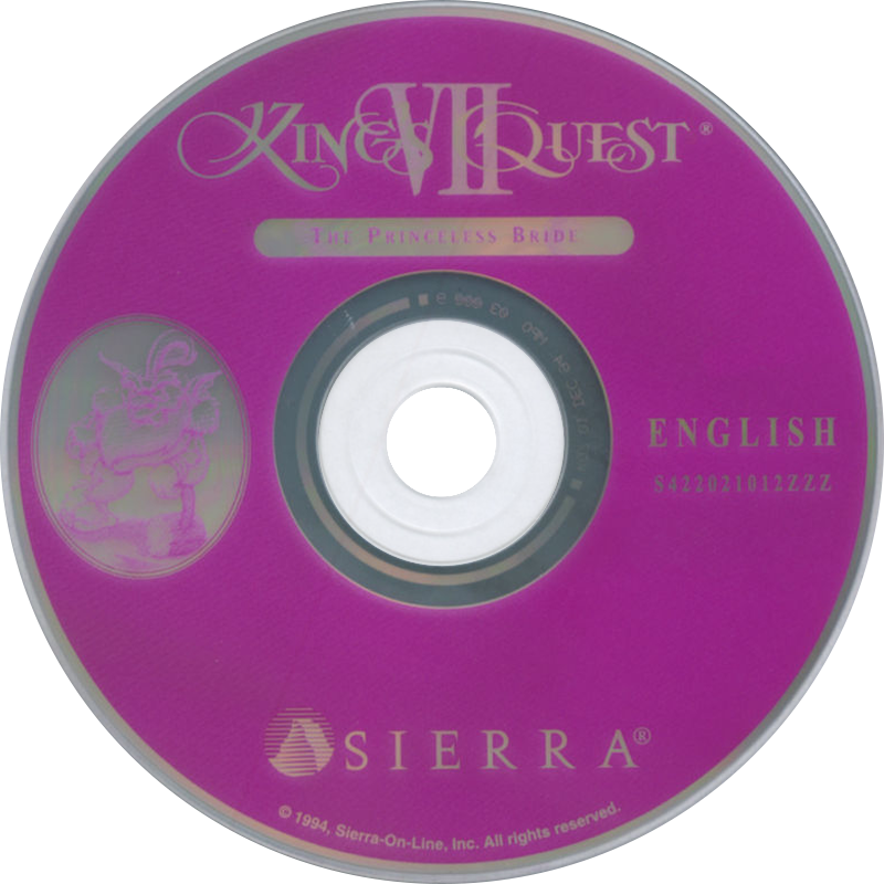 King's Quest VII: The Princeless Bride — support-2D (UK)