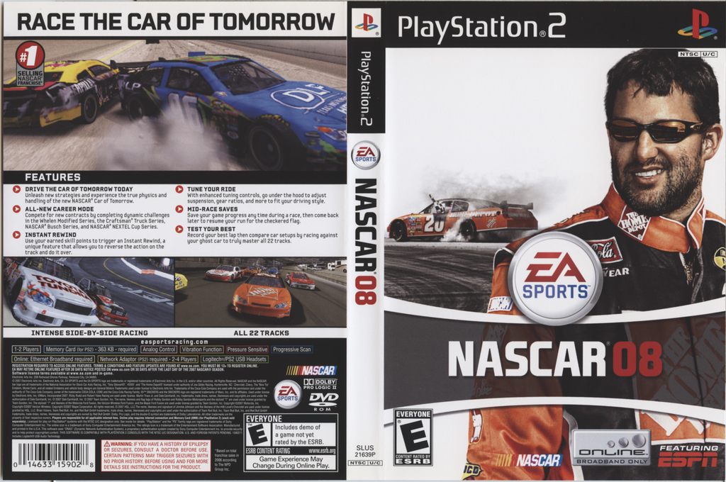 NASCAR 08 — box-texture (US)