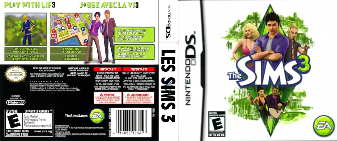 Sims 3, Les — box-texture (US)