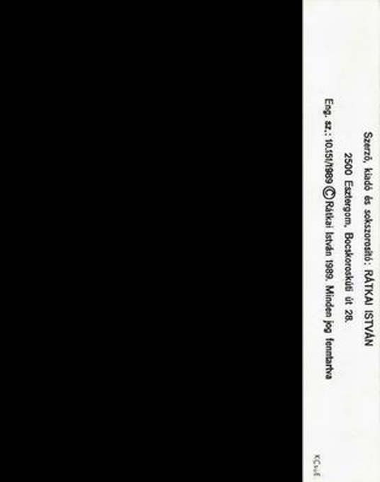 Bosszu, A - The Revenge — box-2D-back (HU)