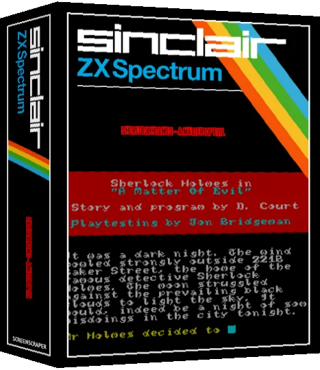 Sherlock Holmes - A Matter of Evil — box-3D (SS)