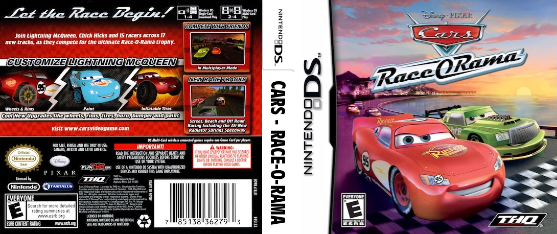 Cars - Race-O-Rama — box-texture (US)