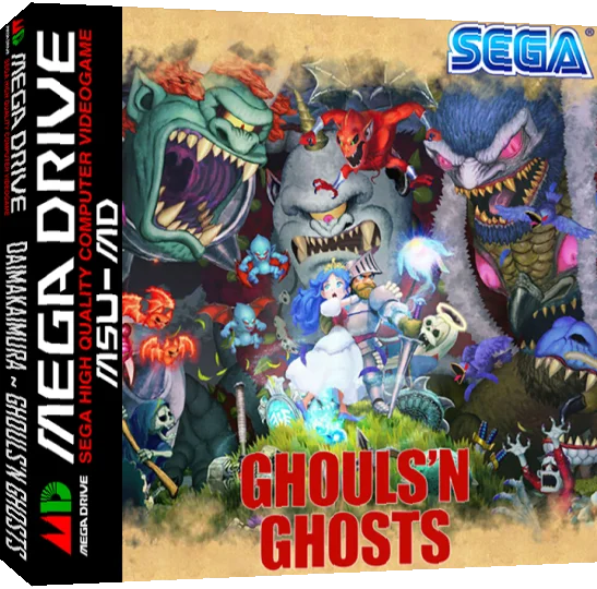 Daimakaimura ~ Ghouls'n Ghosts — box-3D (WOR)