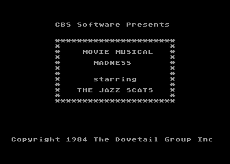 Movie Musical Madness — sstitle (WOR)