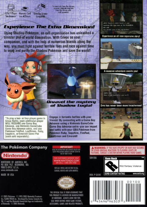 Pokémon XG : Next Gen — box-2D-back (US)