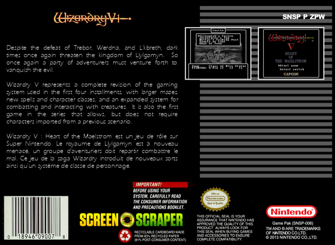 Wizardry 5 - Heart Of The Maelstrom — box-2D-back (SS)