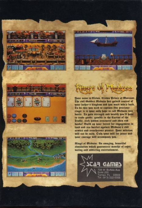 Rings of Medusa — box-2D-back (DE)