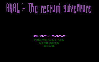 ANAL: The Rectum Adventure box art