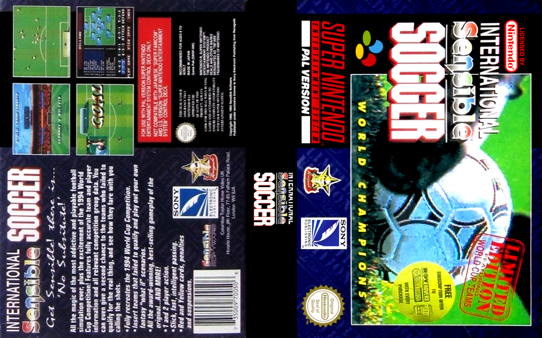 International Sensible Soccer - World Champions — box-texture (EU)