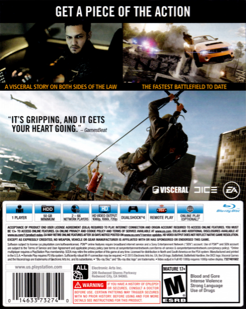 Battlefield - Hardline — box-2D-back (US)