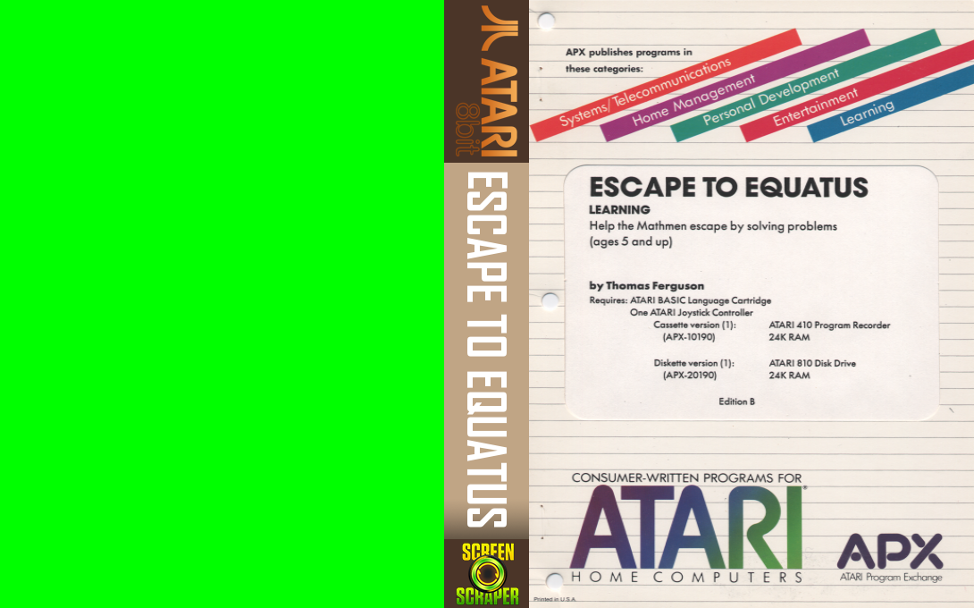 Escape to Equatus — box-texture (US)