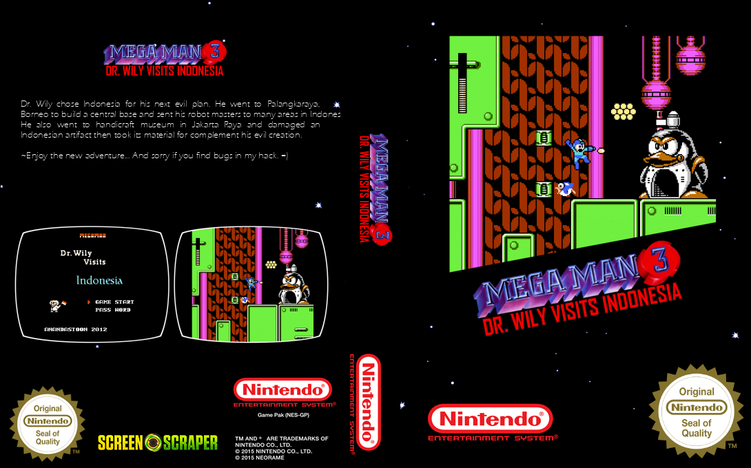 MegaMan III : Dr. Wily Visits Indonesia — box-texture (SS)