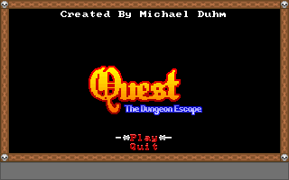 Quest - The Dungeon Escape — sstitle (WOR)