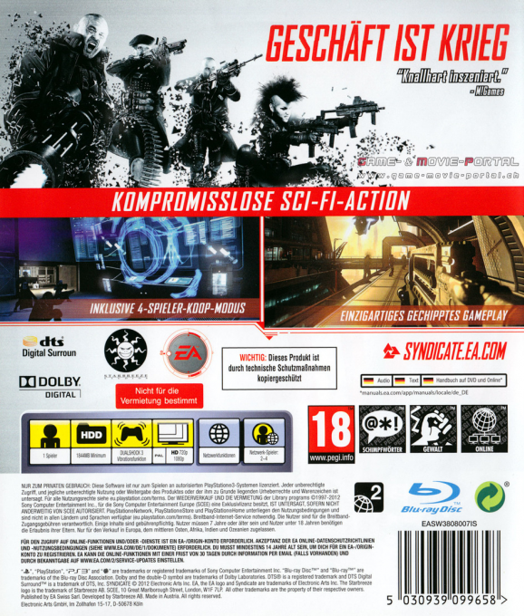 Syndicate — box-2D-back (DE)