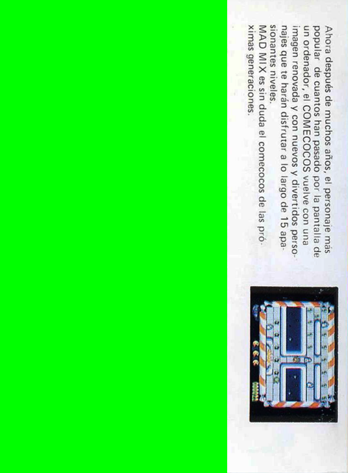 Mad Mix Game - The Pepsi Challenge — box-2D-back (SP)