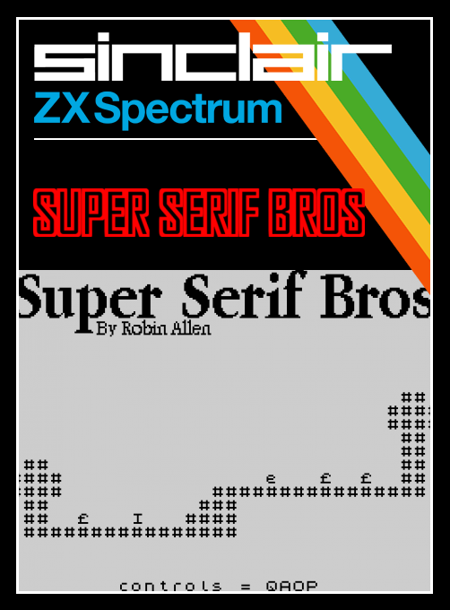 Super Serif Bros box art