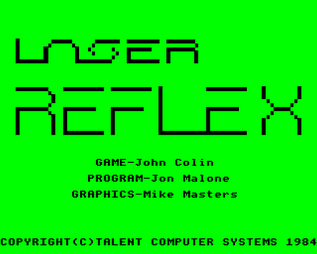 Laser Reflex — sstitle (WOR)