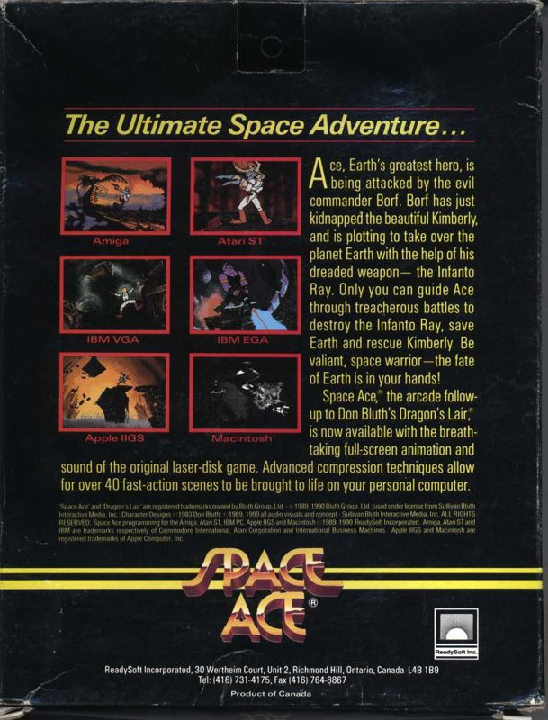 Space Ace — box-2D-back (EU)