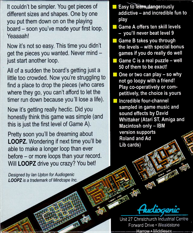 Loopz — box-2D-back (EU)