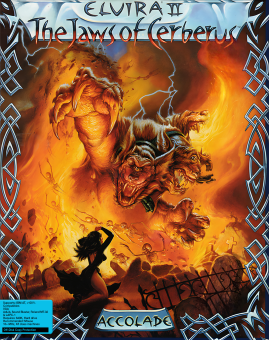 Elvira 2 - The Jaws Of Cerberus box art