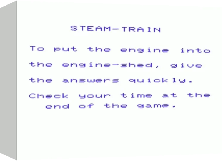 Steam Train — box-3D (WOR)