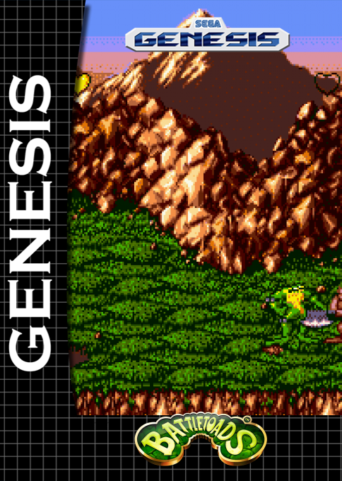 Battletoads — box-2D (SS)