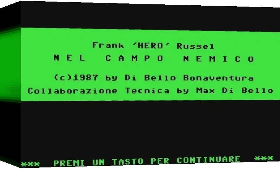 Frank Russel : Nel Campo Nemico — box-3D (WOR)