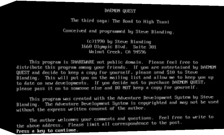Daemon Quest : The Third Saga - The Road To The High Tsani — box-3D (WOR)