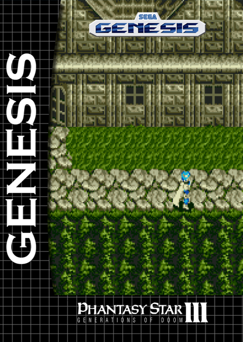 Phantasy Star 3 - Generations Of Doom — box-2D (SS)