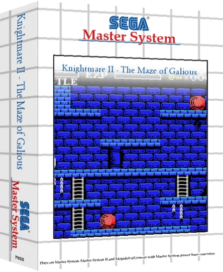 Knightmare II — box-3D (SS)