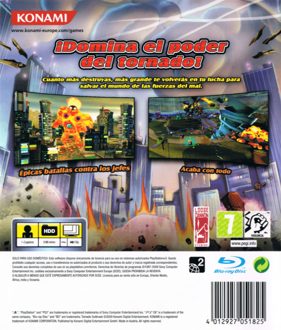 Tornado Outbreak — box-2D-back (SP)
