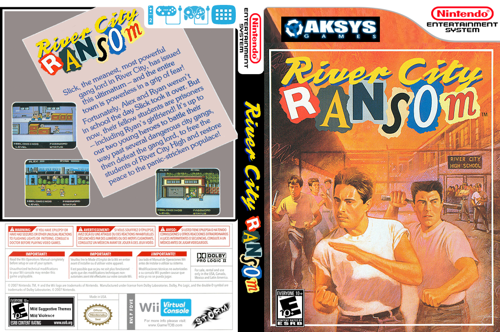 River City Ransom — box-texture (US)