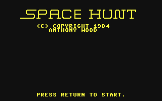 Space Hunt — sstitle (WOR)