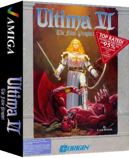 Ultima VI - The False Prophet — box-3D (US)
