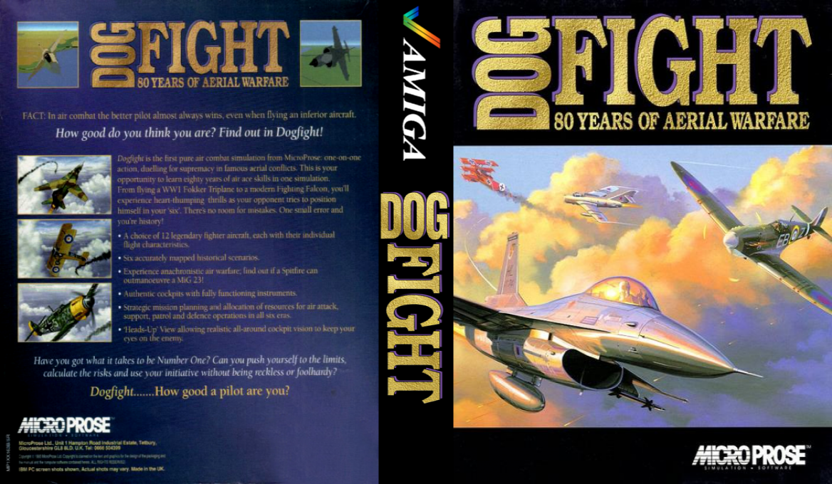 Dogfight - 80 Years of Aerial Warfare — box-texture (EU)